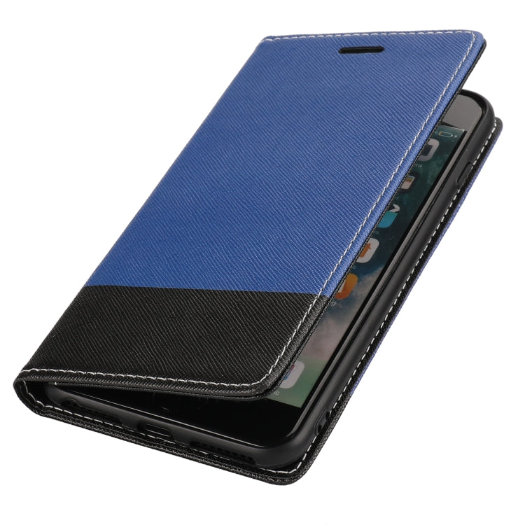 Cross Texture Magnetic Horizontal Flip Leather Case with Card Slots & Holder & Wallet For iPhone 8 Plus / 7 Plus