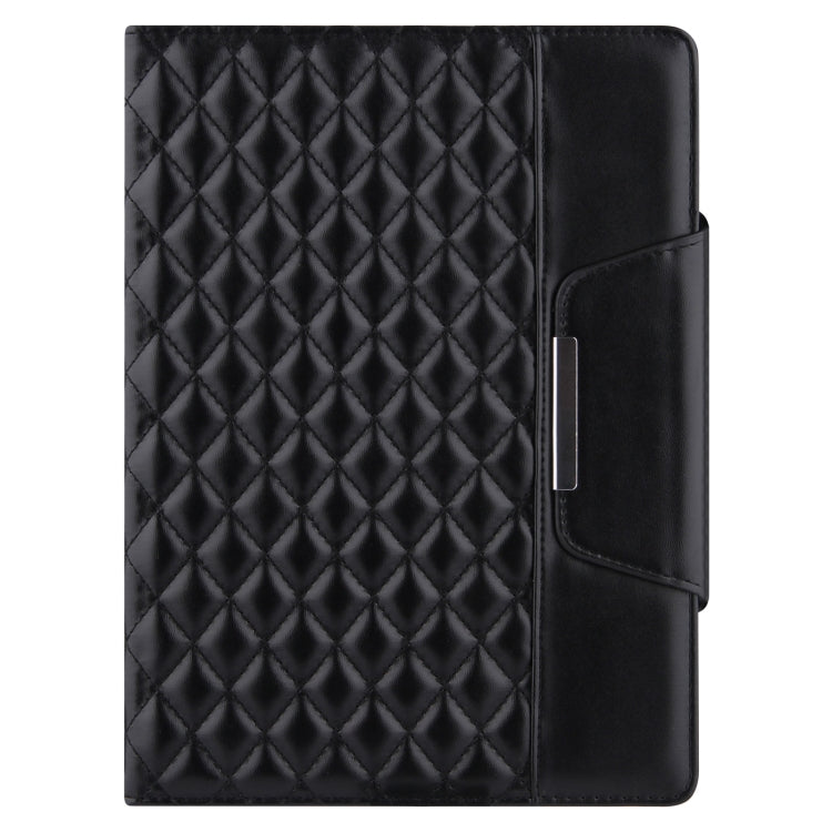 For iPad Pro 11 (2021 / 2020 / 2018) / Air 10.9 2020 Checkered Pattern Horizontal Flip Leather Tablet Case with Holder & Card Slots & Hand Strap