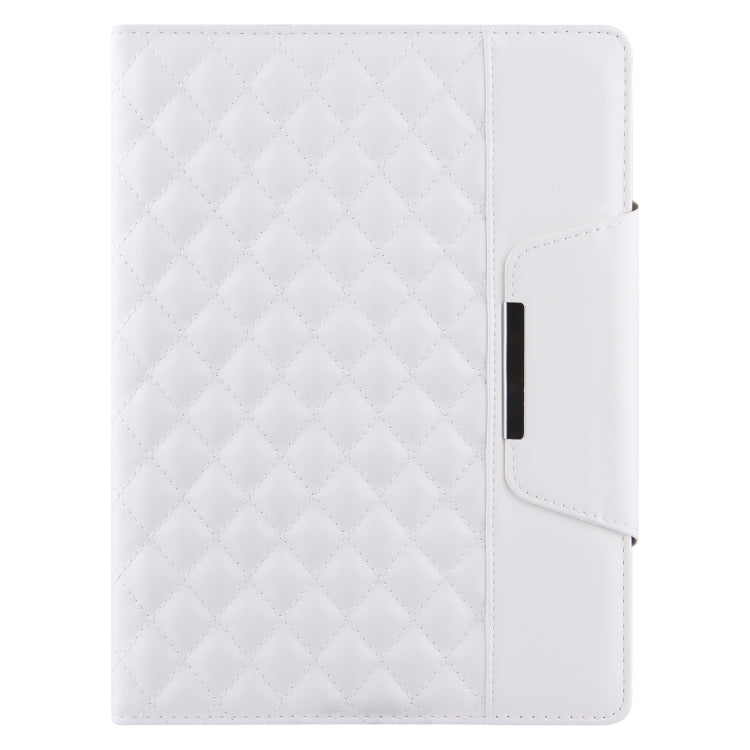 For iPad Pro 11 (2021 / 2020 / 2018) / Air 10.9 2020 Checkered Pattern Horizontal Flip Leather Tablet Case with Holder & Card Slots & Hand Strap