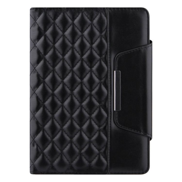 Checkered Pattern Horizontal Flip Leather Case with Holder & Card Slots & Hand Strap For iPad mini 5 / 4