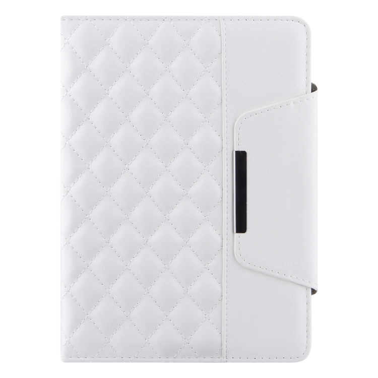 Checkered Pattern Horizontal Flip Leather Case with Holder & Card Slots & Hand Strap For iPad mini 5 / 4