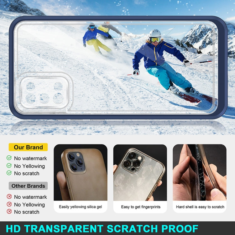 For Samsung Galaxy A02s 166mm Bright Series Clear Acrylic + PC+TPU Shockproof Case