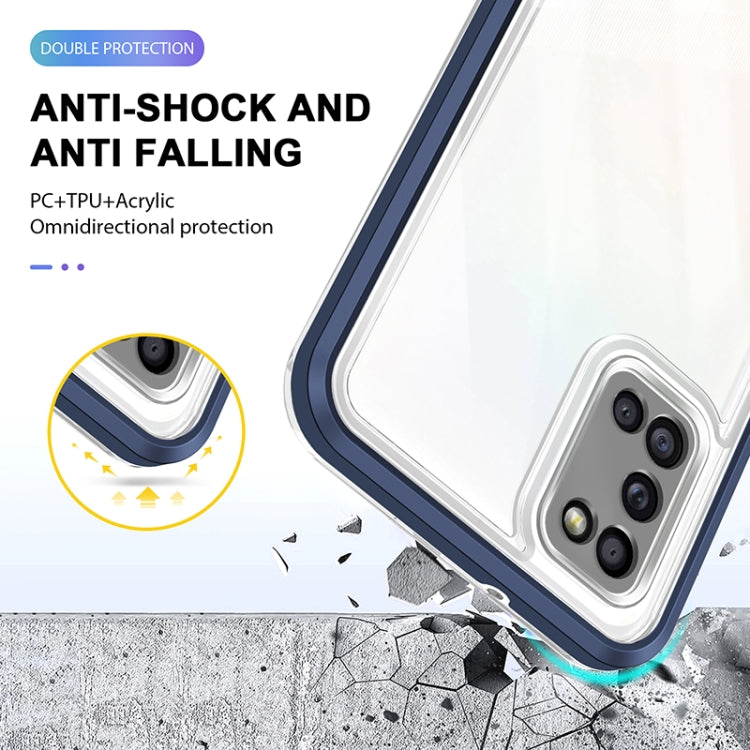 For Samsung Galaxy A02s 166mm Bright Series Clear Acrylic + PC+TPU Shockproof Case