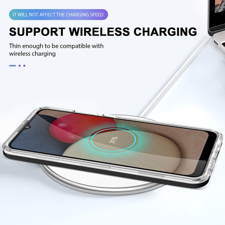 For Samsung Galaxy A02s 166mm Bright Series Clear Acrylic + PC+TPU Shockproof Case