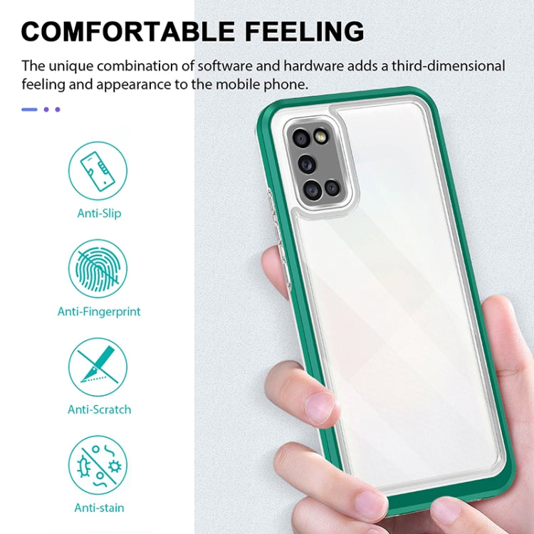 For Samsung Galaxy A02s 166mm Bright Series Clear Acrylic + PC+TPU Shockproof Case