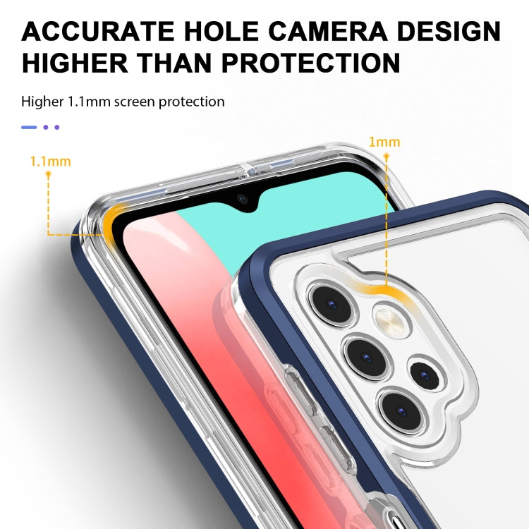 For Samsung Galaxy A32 5G Bright Series Clear Acrylic + PC+TPU Shockproof Case