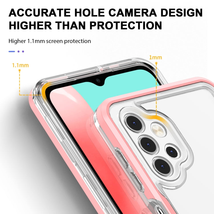 For Samsung Galaxy A32 5G Bright Series Clear Acrylic + PC+TPU Shockproof Case