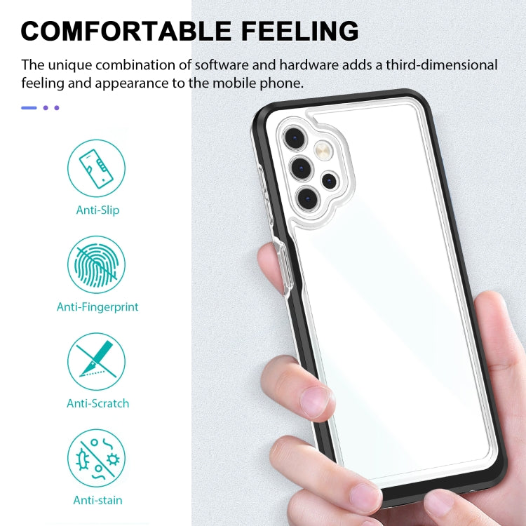 For Samsung Galaxy A32 5G Bright Series Clear Acrylic + PC+TPU Shockproof Case