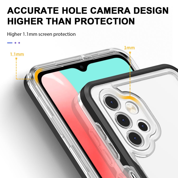 For Samsung Galaxy A32 5G Bright Series Clear Acrylic + PC+TPU Shockproof Case