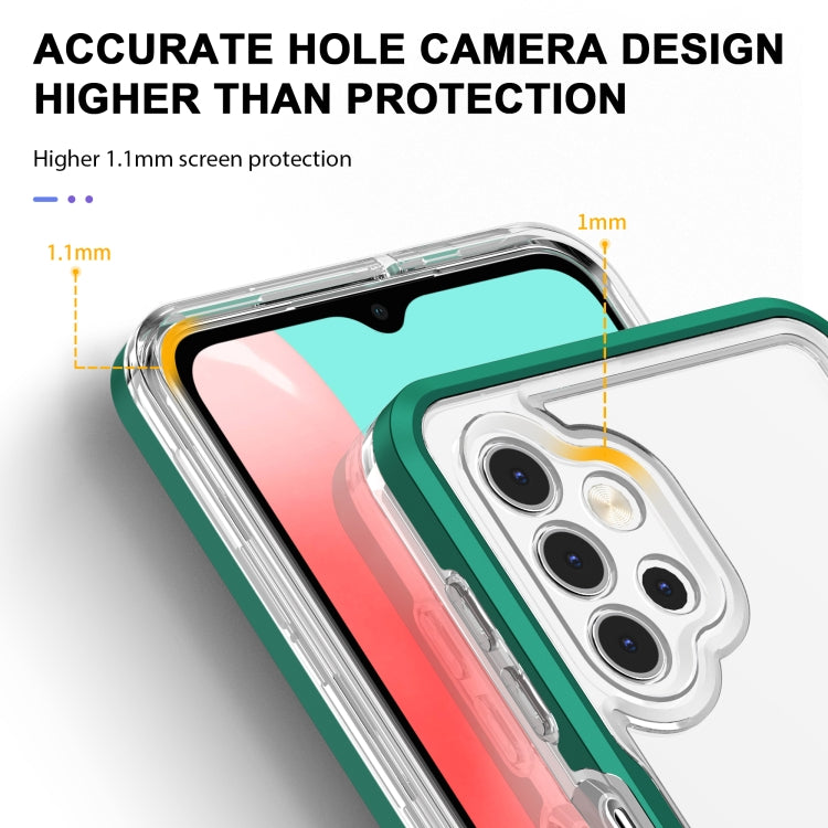 For Samsung Galaxy A32 5G Bright Series Clear Acrylic + PC+TPU Shockproof Case