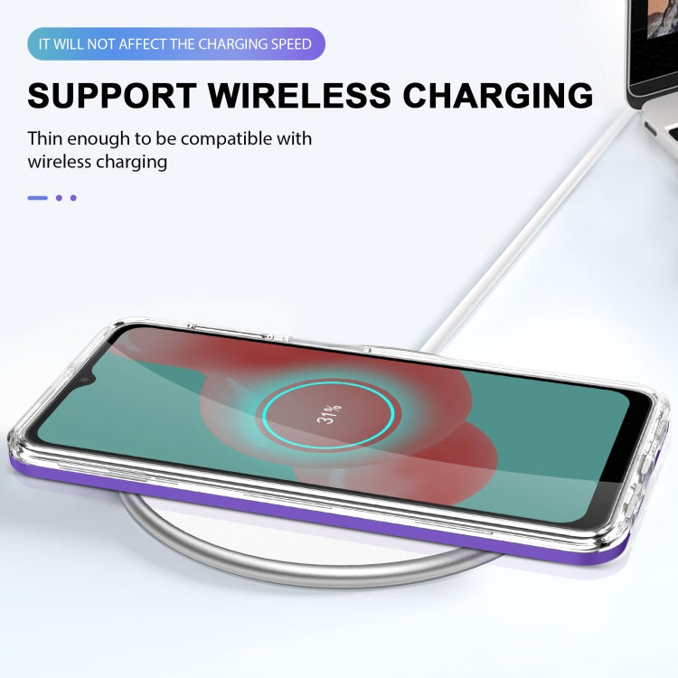 For Samsung Galaxy A32 5G Bright Series Clear Acrylic + PC+TPU Shockproof Case