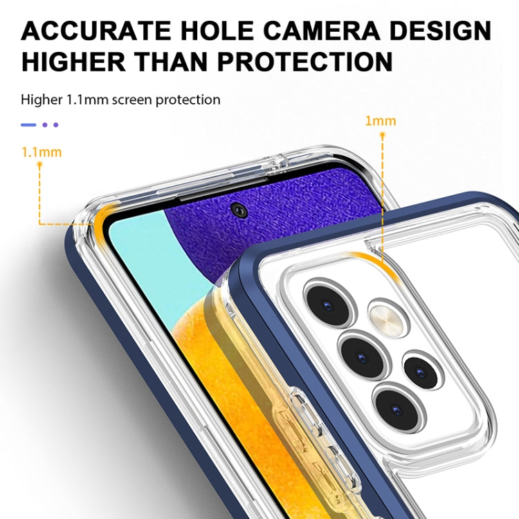 For Samsung Galaxy A52 4G / 5G Bright Series Clear Acrylic + PC+TPU Shockproof Case