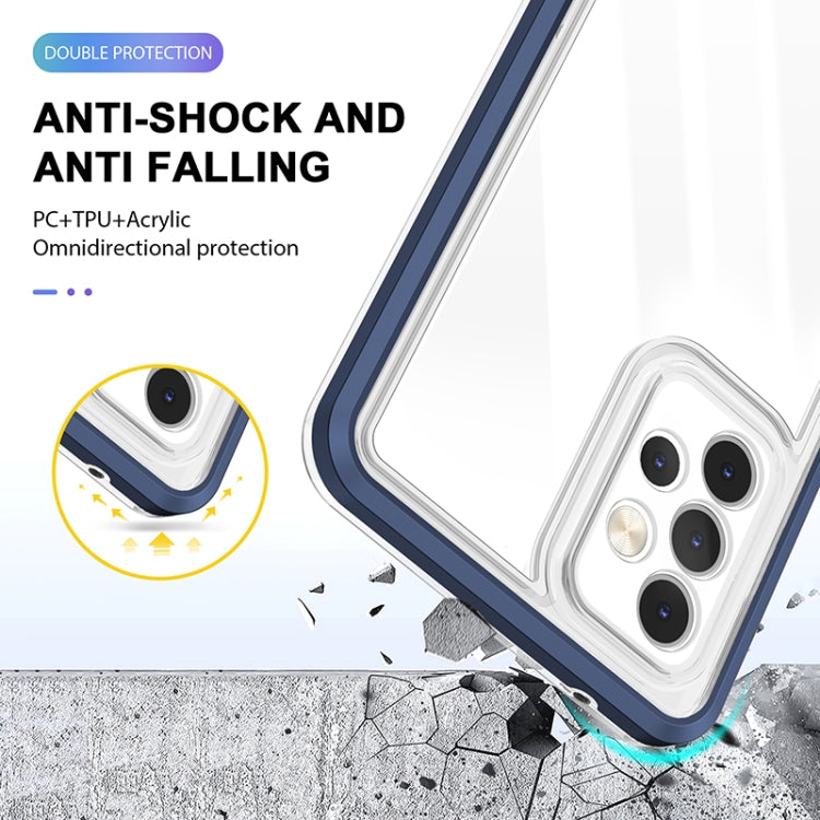 For Samsung Galaxy A52 4G / 5G Bright Series Clear Acrylic + PC+TPU Shockproof Case