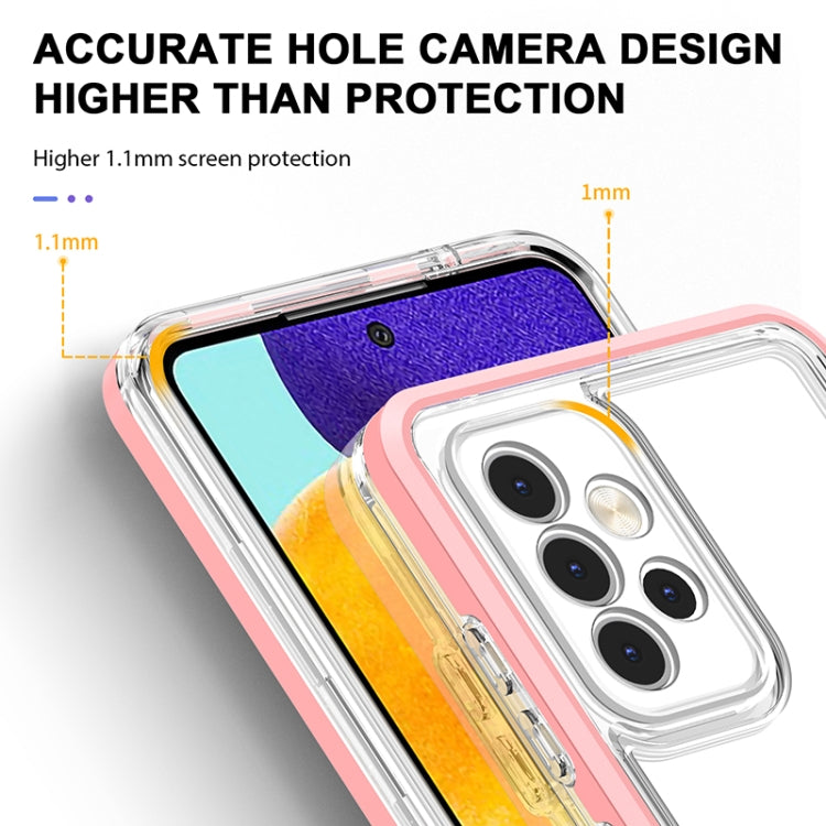 For Samsung Galaxy A52 4G / 5G Bright Series Clear Acrylic + PC+TPU Shockproof Case