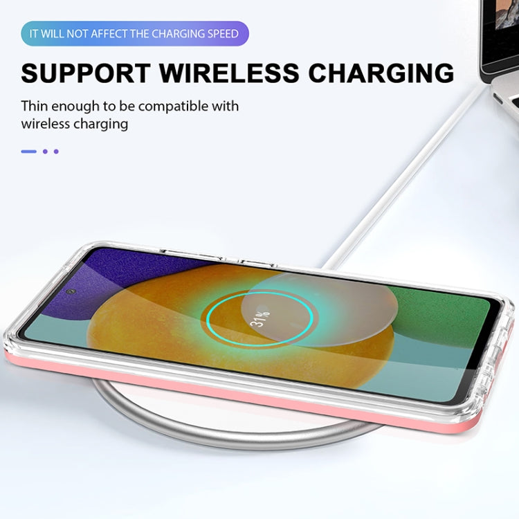 For Samsung Galaxy A52 4G / 5G Bright Series Clear Acrylic + PC+TPU Shockproof Case