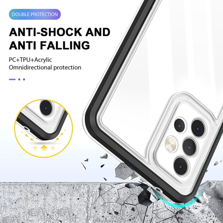 For Samsung Galaxy A52 4G / 5G Bright Series Clear Acrylic + PC+TPU Shockproof Case