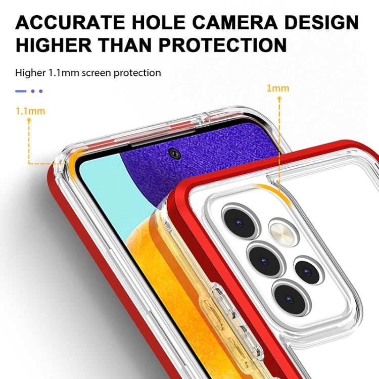For Samsung Galaxy A52 4G / 5G Bright Series Clear Acrylic + PC+TPU Shockproof Case