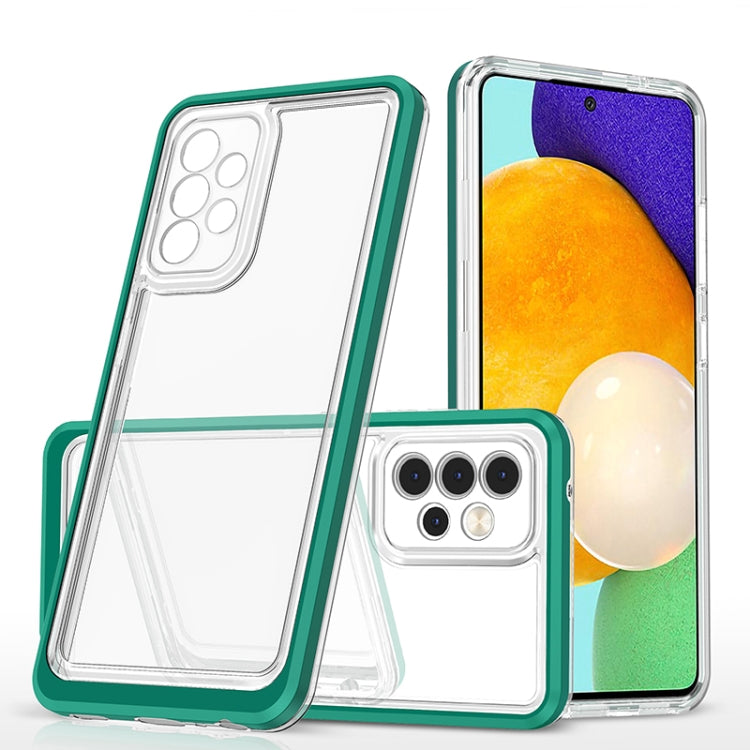 For Samsung Galaxy A52 4G / 5G Bright Series Clear Acrylic + PC+TPU Shockproof Case