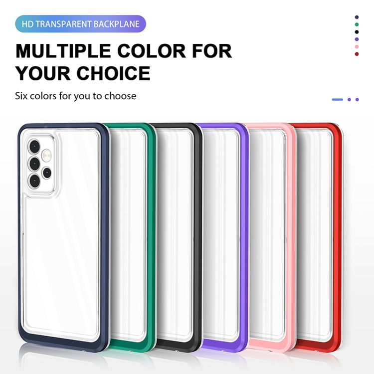 For Samsung Galaxy A52 4G / 5G Bright Series Clear Acrylic + PC+TPU Shockproof Case