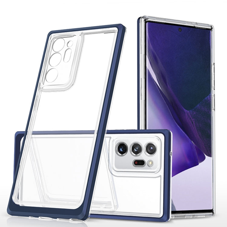 For Samsung Galaxy Note20 Ultra Bright Series Clear Acrylic + PC+TPU Shockproof Case