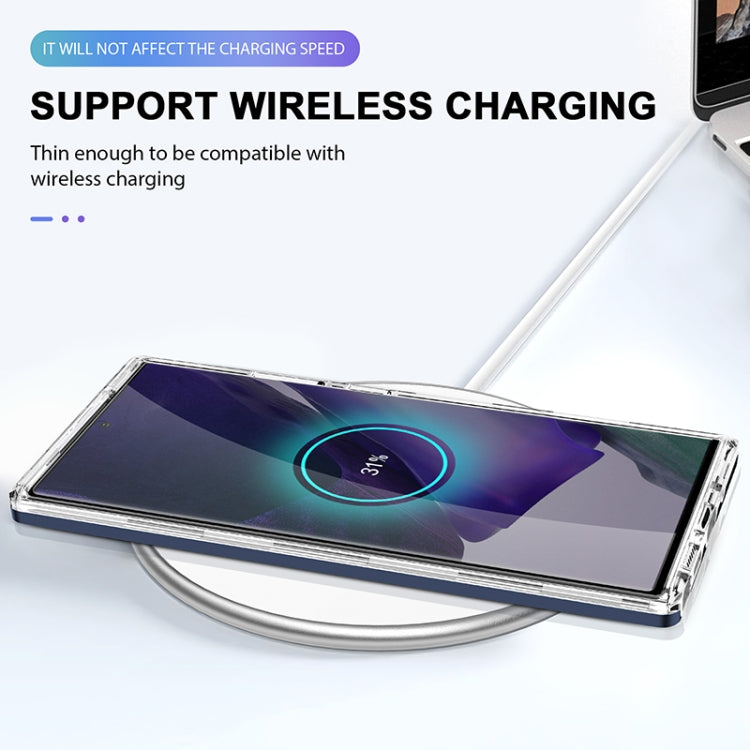For Samsung Galaxy Note20 Ultra Bright Series Clear Acrylic + PC+TPU Shockproof Case