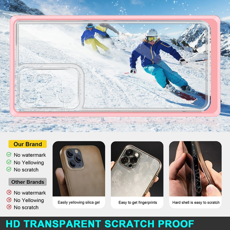 For Samsung Galaxy Note20 Ultra Bright Series Clear Acrylic + PC+TPU Shockproof Case