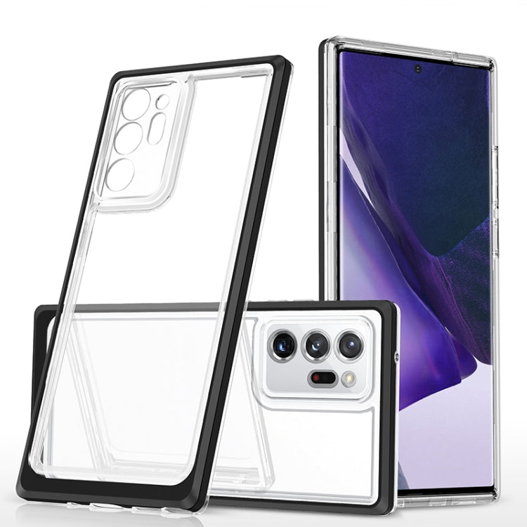 For Samsung Galaxy Note20 Ultra Bright Series Clear Acrylic + PC+TPU Shockproof Case