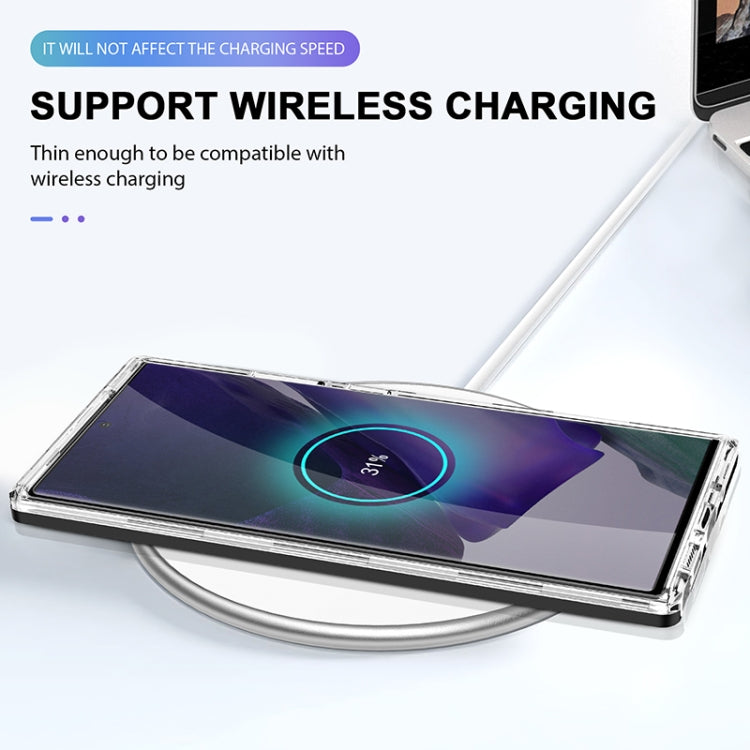 For Samsung Galaxy Note20 Ultra Bright Series Clear Acrylic + PC+TPU Shockproof Case