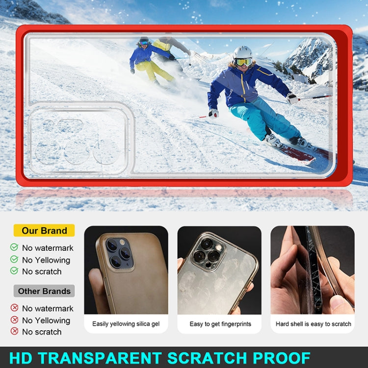 For Samsung Galaxy Note20 Ultra Bright Series Clear Acrylic + PC+TPU Shockproof Case