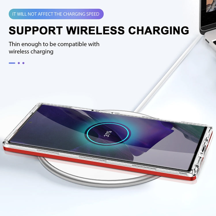 For Samsung Galaxy Note20 Ultra Bright Series Clear Acrylic + PC+TPU Shockproof Case