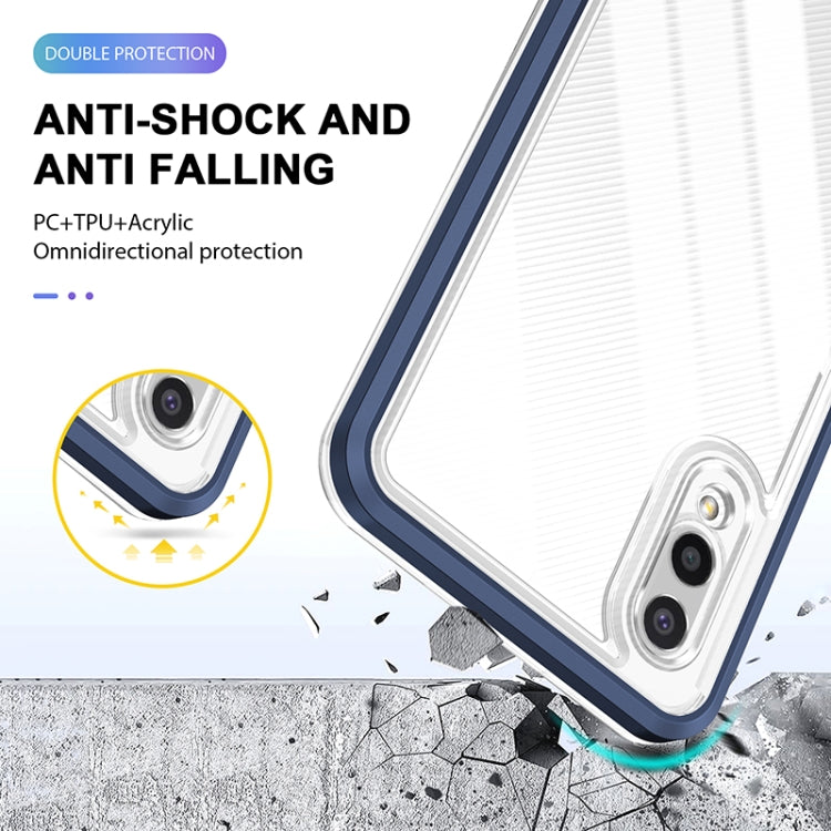 For Samsung Galaxy A02 Bright Series Clear Acrylic + PC+TPU Shockproof Case