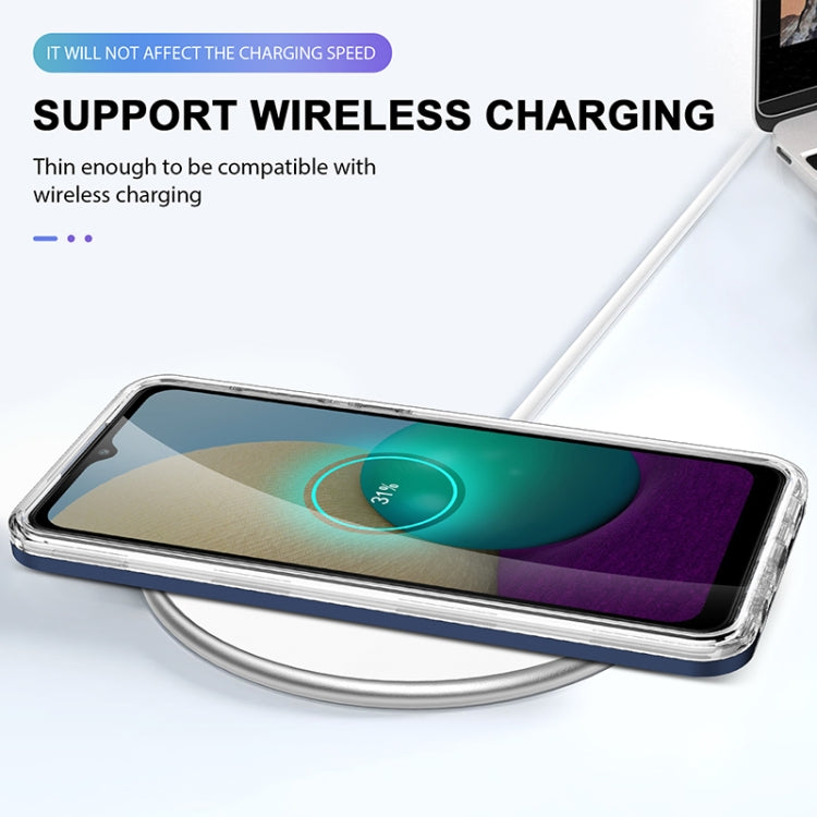 For Samsung Galaxy A02 Bright Series Clear Acrylic + PC+TPU Shockproof Case