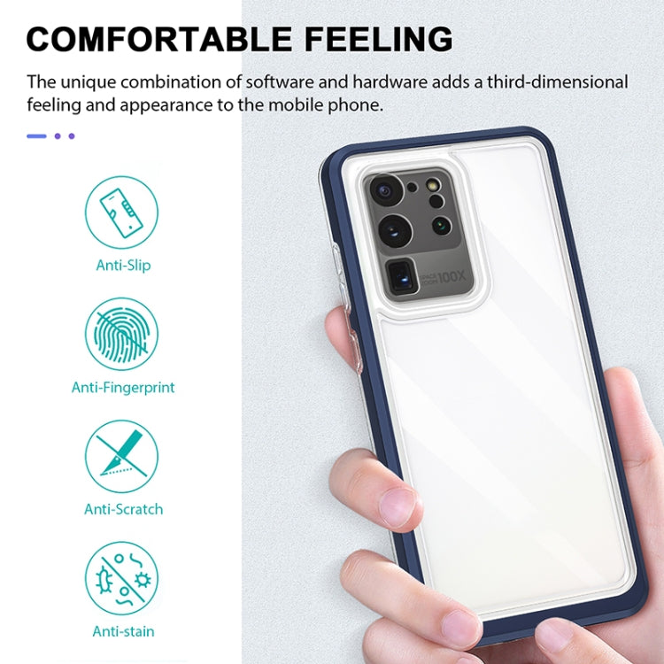 For Samsung Galaxy S20 Bright Series Clear Acrylic + PC+TPU Shockproof Case