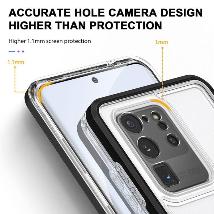 For Samsung Galaxy S20 Bright Series Clear Acrylic + PC+TPU Shockproof Case