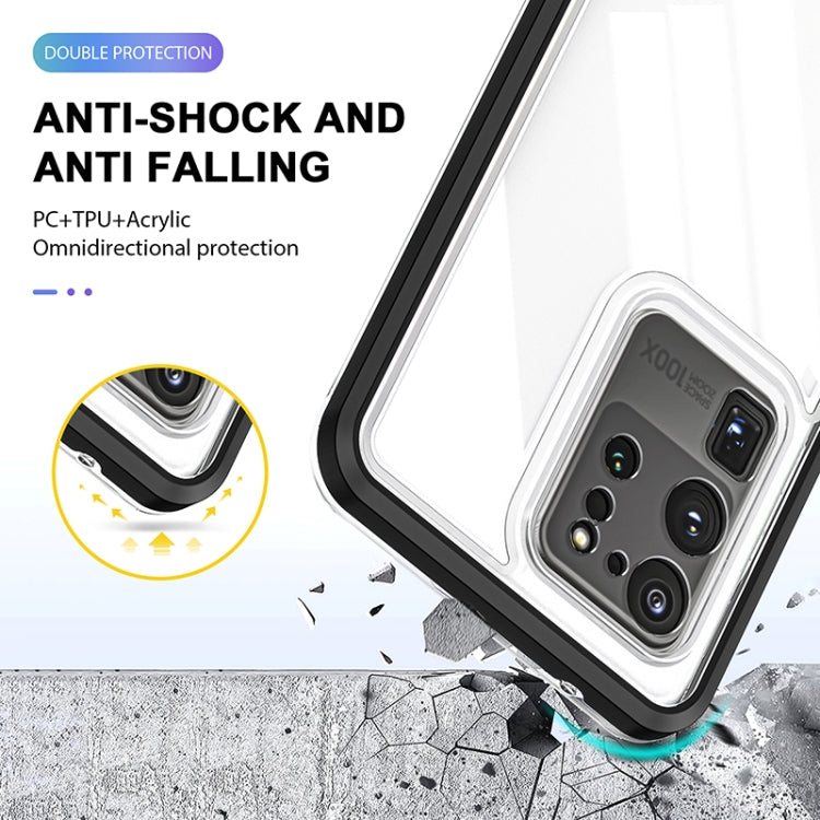 For Samsung Galaxy S20 Bright Series Clear Acrylic + PC+TPU Shockproof Case