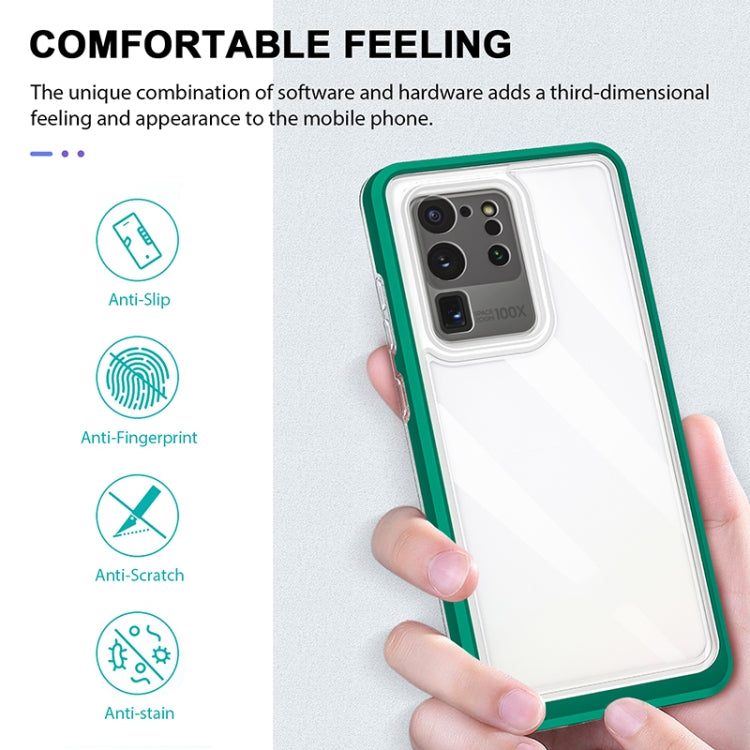 For Samsung Galaxy S20 Bright Series Clear Acrylic + PC+TPU Shockproof Case