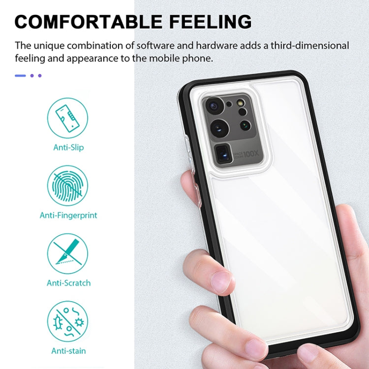 For Samsung Galaxy S20+ Bright Series Clear Acrylic + PC+TPU Shockproof Case