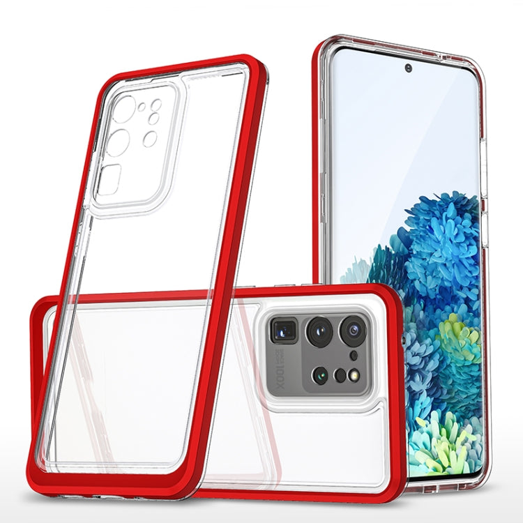 For Samsung Galaxy S20+ Bright Series Clear Acrylic + PC+TPU Shockproof Case