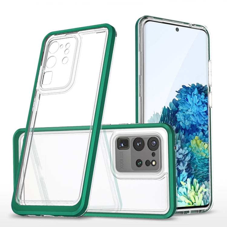 For Samsung Galaxy S20+ Bright Series Clear Acrylic + PC+TPU Shockproof Case