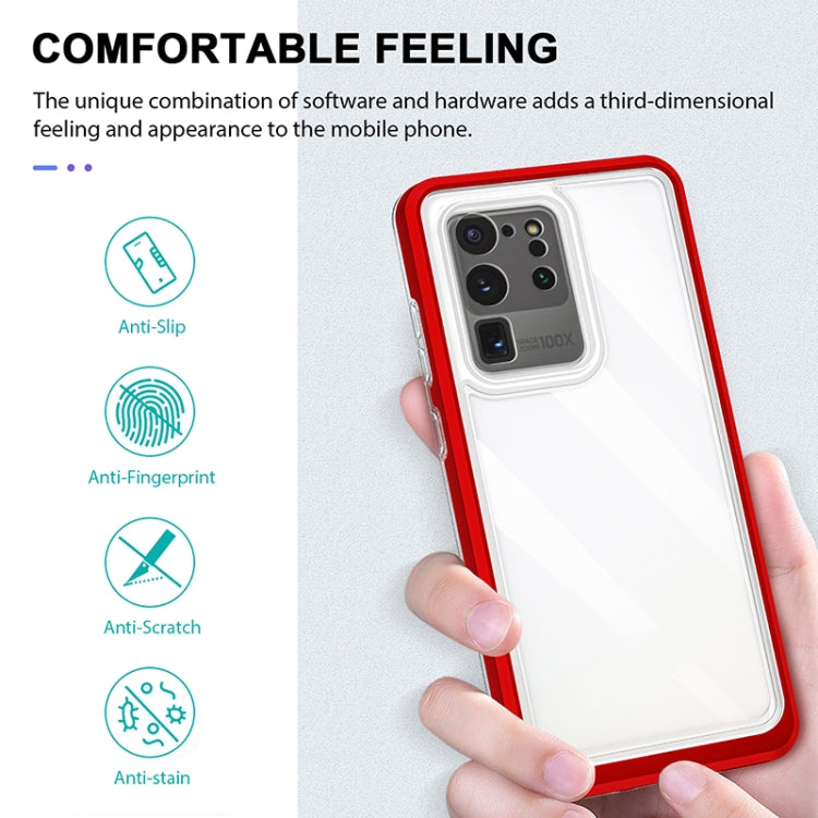 For Samsung Galaxy S20 Ultra Bright Series Clear Acrylic + PC+TPU Shockproof Case
