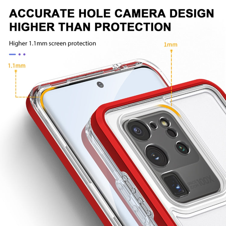 For Samsung Galaxy S20 Ultra Bright Series Clear Acrylic + PC+TPU Shockproof Case
