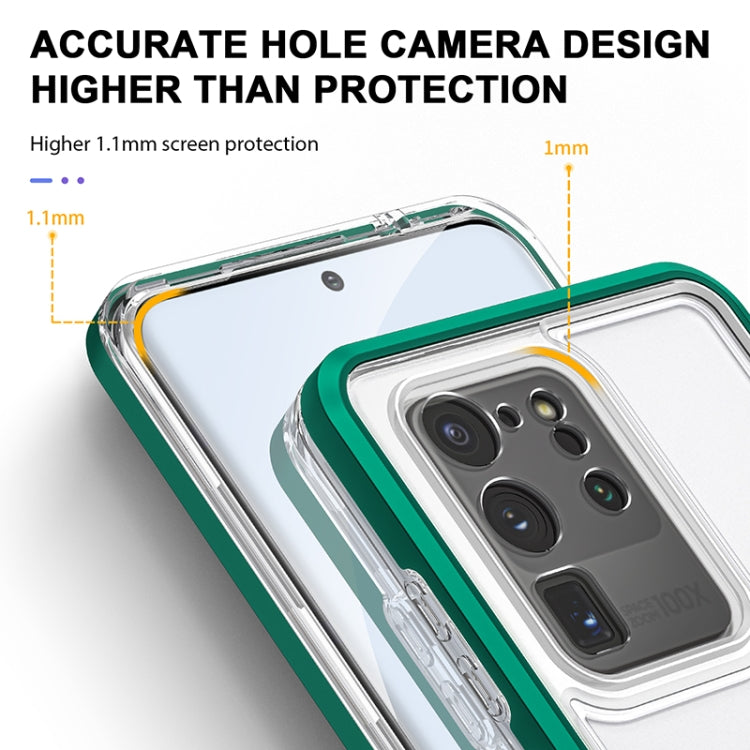 For Samsung Galaxy S20 Ultra Bright Series Clear Acrylic + PC+TPU Shockproof Case