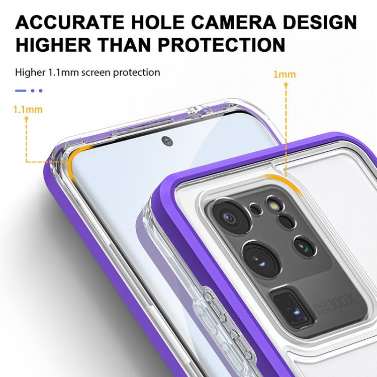 For Samsung Galaxy S20 Ultra Bright Series Clear Acrylic + PC+TPU Shockproof Case