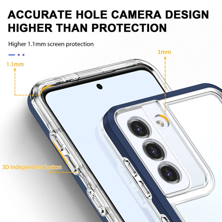 For Samsung Galaxy S21 5G Bright Series Clear Acrylic + PC+TPU Shockproof Case