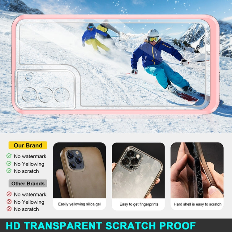 For Samsung Galaxy S21+ 5G Bright Series Clear Acrylic + PC+TPU Shockproof Case