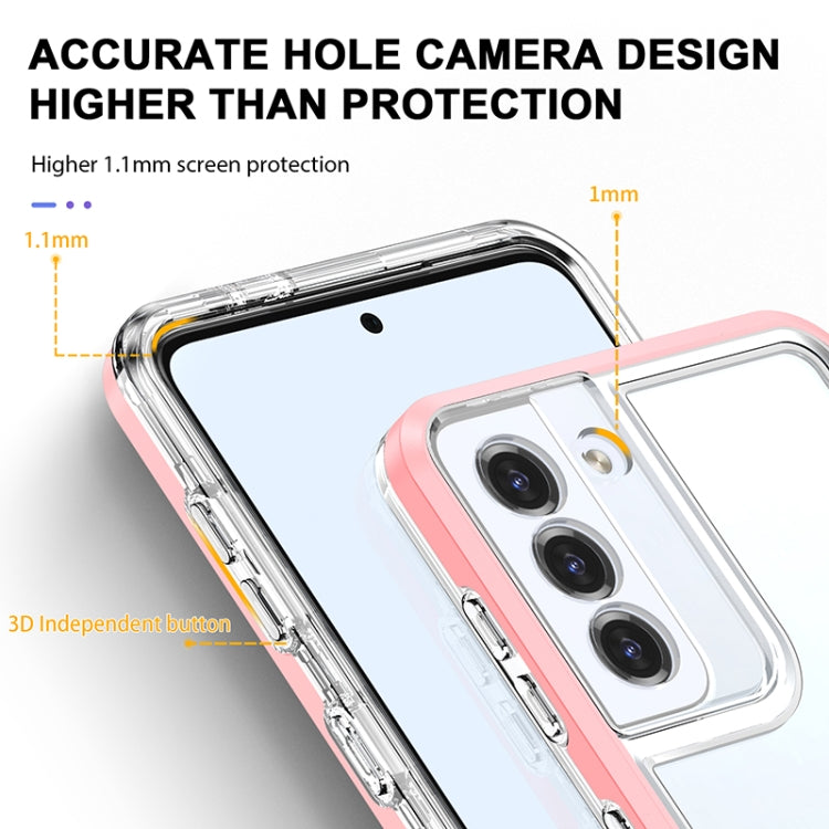 For Samsung Galaxy S21+ 5G Bright Series Clear Acrylic + PC+TPU Shockproof Case