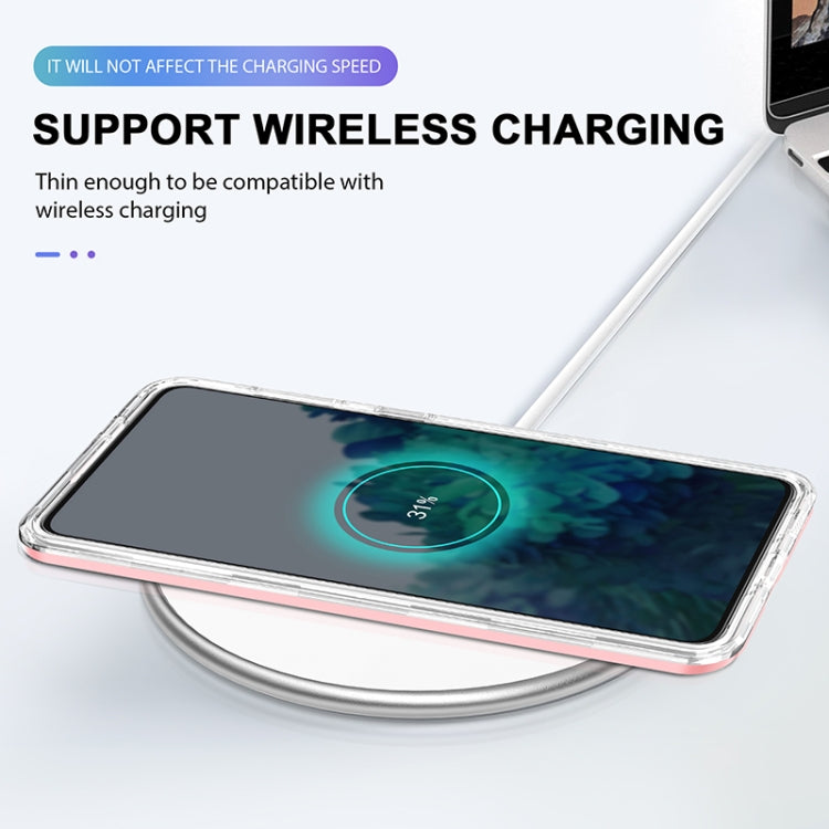 For Samsung Galaxy S21+ 5G Bright Series Clear Acrylic + PC+TPU Shockproof Case