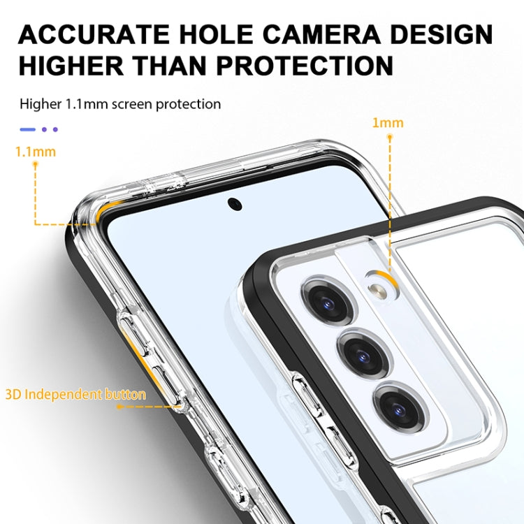 For Samsung Galaxy S21+ 5G Bright Series Clear Acrylic + PC+TPU Shockproof Case
