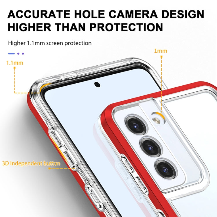 For Samsung Galaxy S21+ 5G Bright Series Clear Acrylic + PC+TPU Shockproof Case