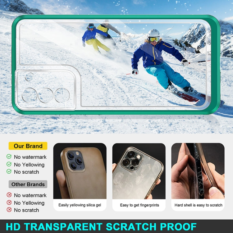 For Samsung Galaxy S21+ 5G Bright Series Clear Acrylic + PC+TPU Shockproof Case